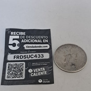 MEDALLA CONMEMORATIVA PLATA 33,70 GRMS (SEMINUEVO)