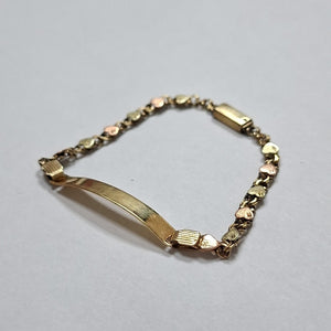 ESCLAVA ORO,ORO COMBINADO 10 K 4,60 GRMS (SEMINUEVO)