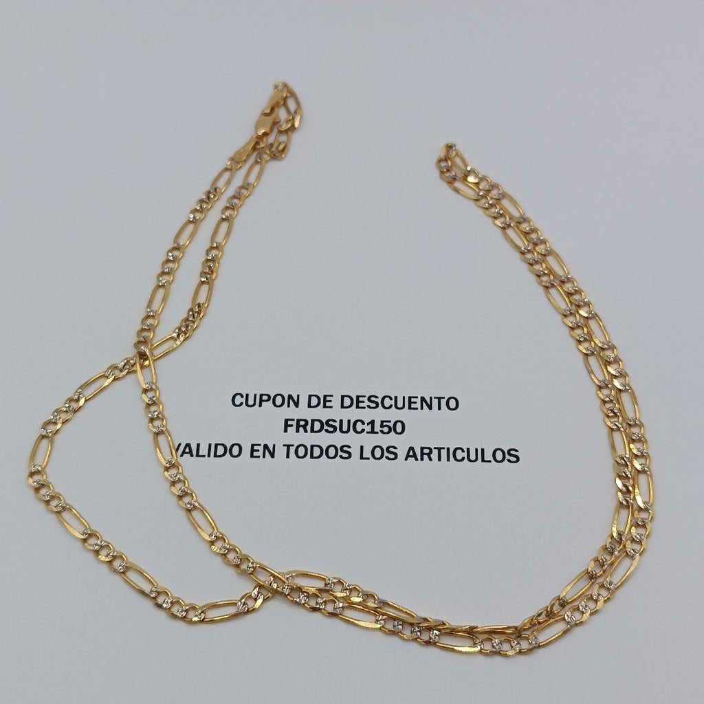 CADENA TEJIDO 3X1 9.1G 60 CM (NUEVO)