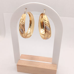 ARRACADAS PAR ORO 10 K 6.2 GRMS (SEMINUEVO)