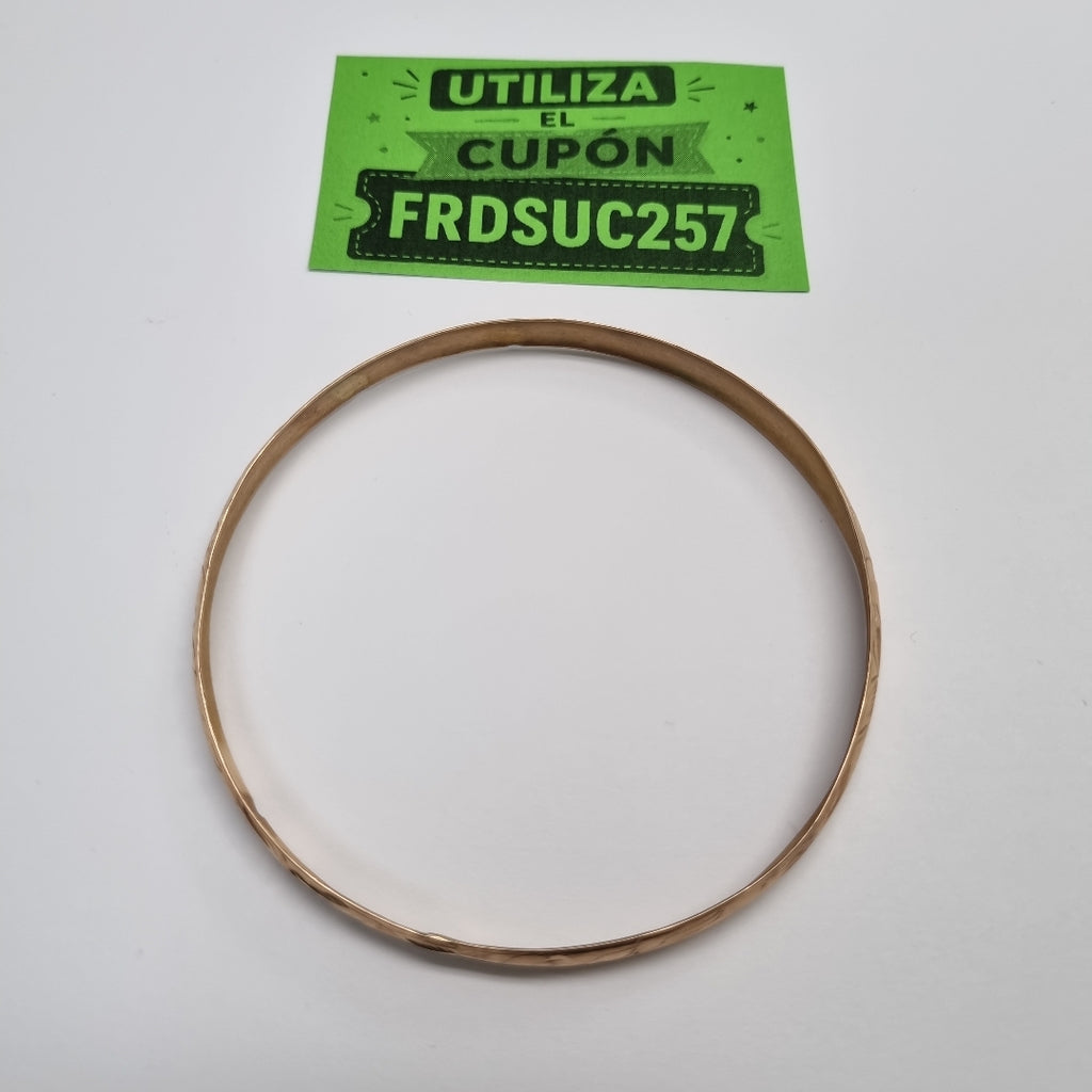 PULSERA RIGIDA ORO 10 K 5.8 GRMS (SEMINUEVO)