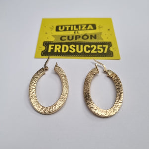 ARRACADAS PAR ORO 14 K 3.8 GRMS (SEMINUEVO)