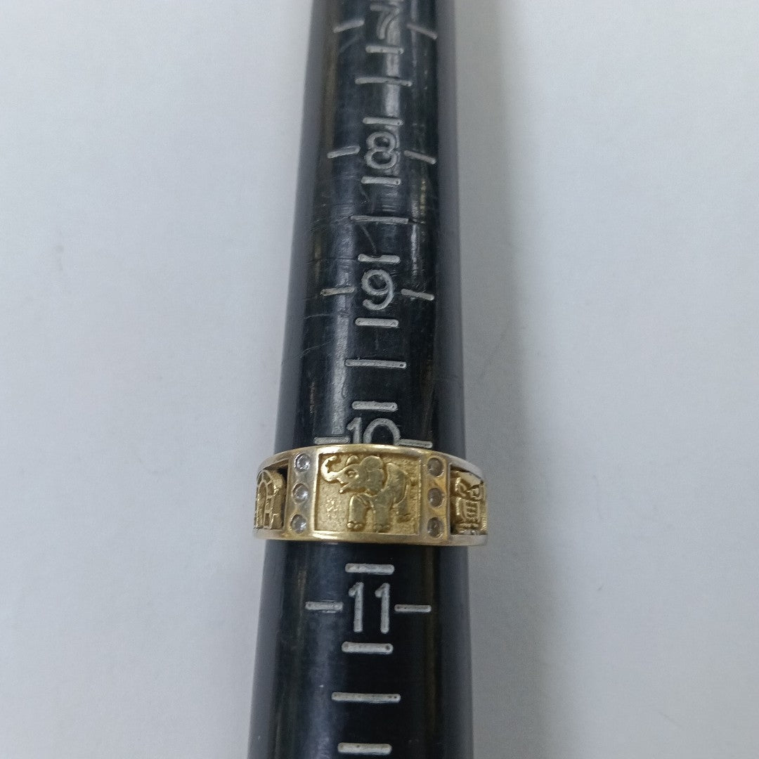 ARGOLLA DE LA SUERTE ORO 14 K 5,20 GRMS (SEMINUEVO)