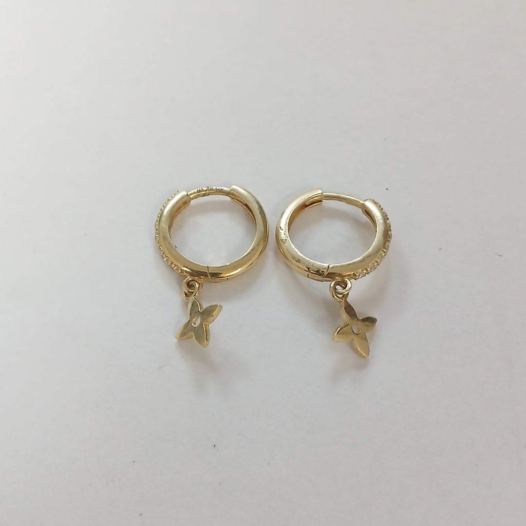ARRACADAS PAR ORO 14 K 1,90 GRMS (SEMINUEVO)