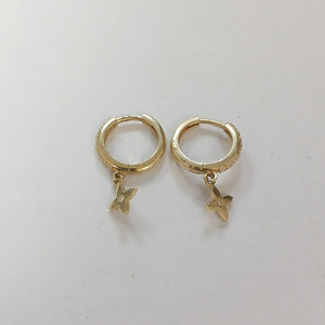 ARRACADAS PAR ORO 14 K 1,90 GRMS (SEMINUEVO)