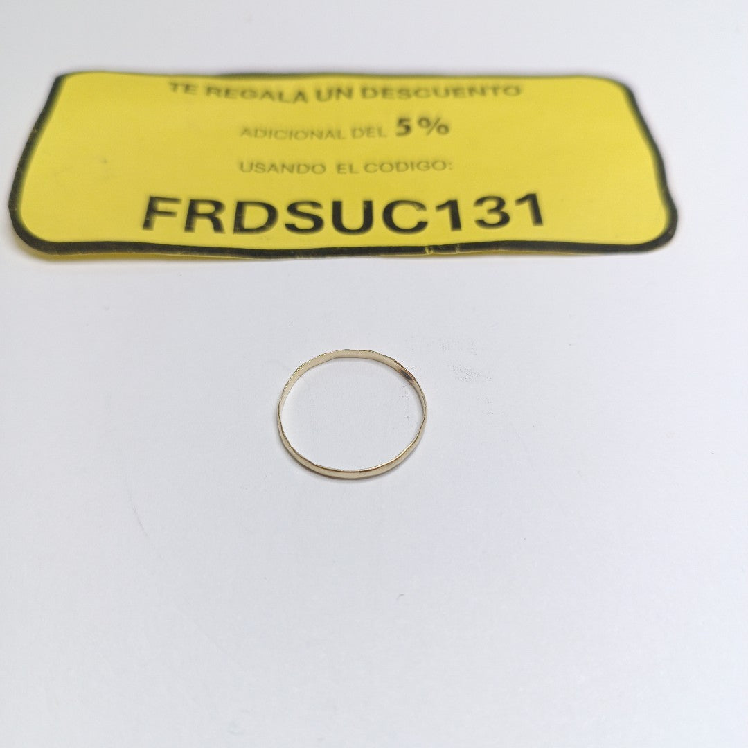 ARGOLLA ORO 10 K 0.6 GRMS (SEMINUEVO)