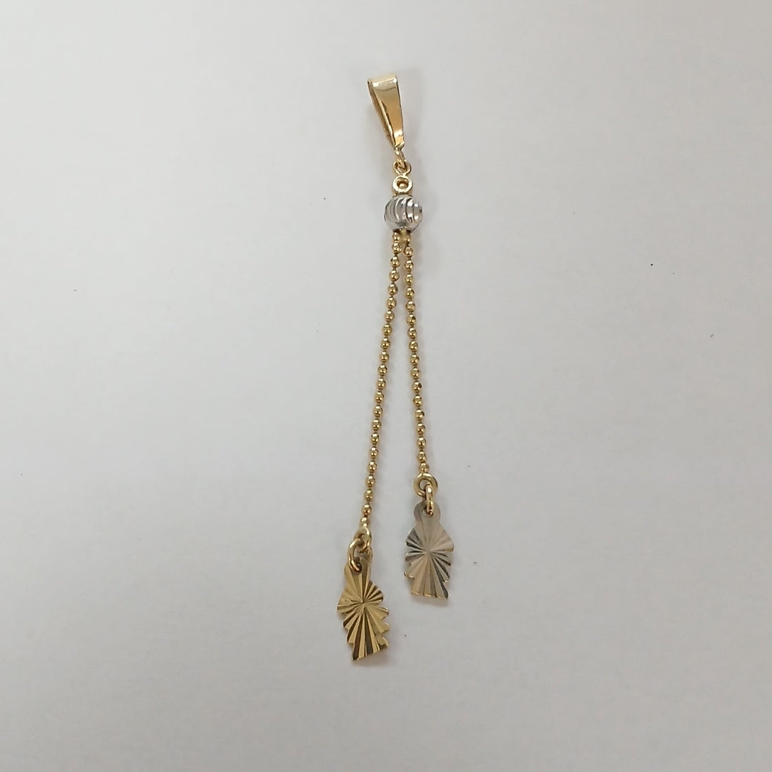 DIJE ORO,ORO BLANCO 14 K 1,30 GRMS (SEMINUEVO)
