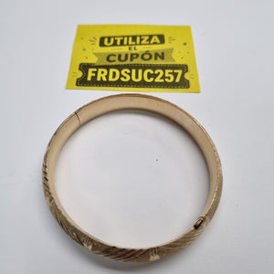 PULSERA RIGIDA ORO 14 K 14.3 GRMS (SEMINUEVO)