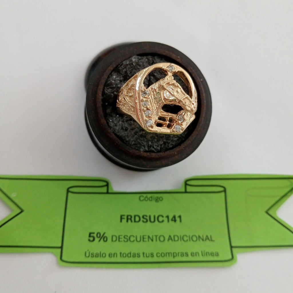 ANILLO ORO 10 K 6.5 GRMS (SEMINUEVO)