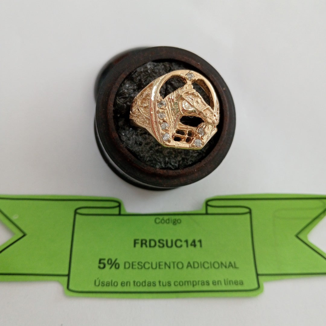 ANILLO ORO 10 K 6.5 GRMS (SEMINUEVO)