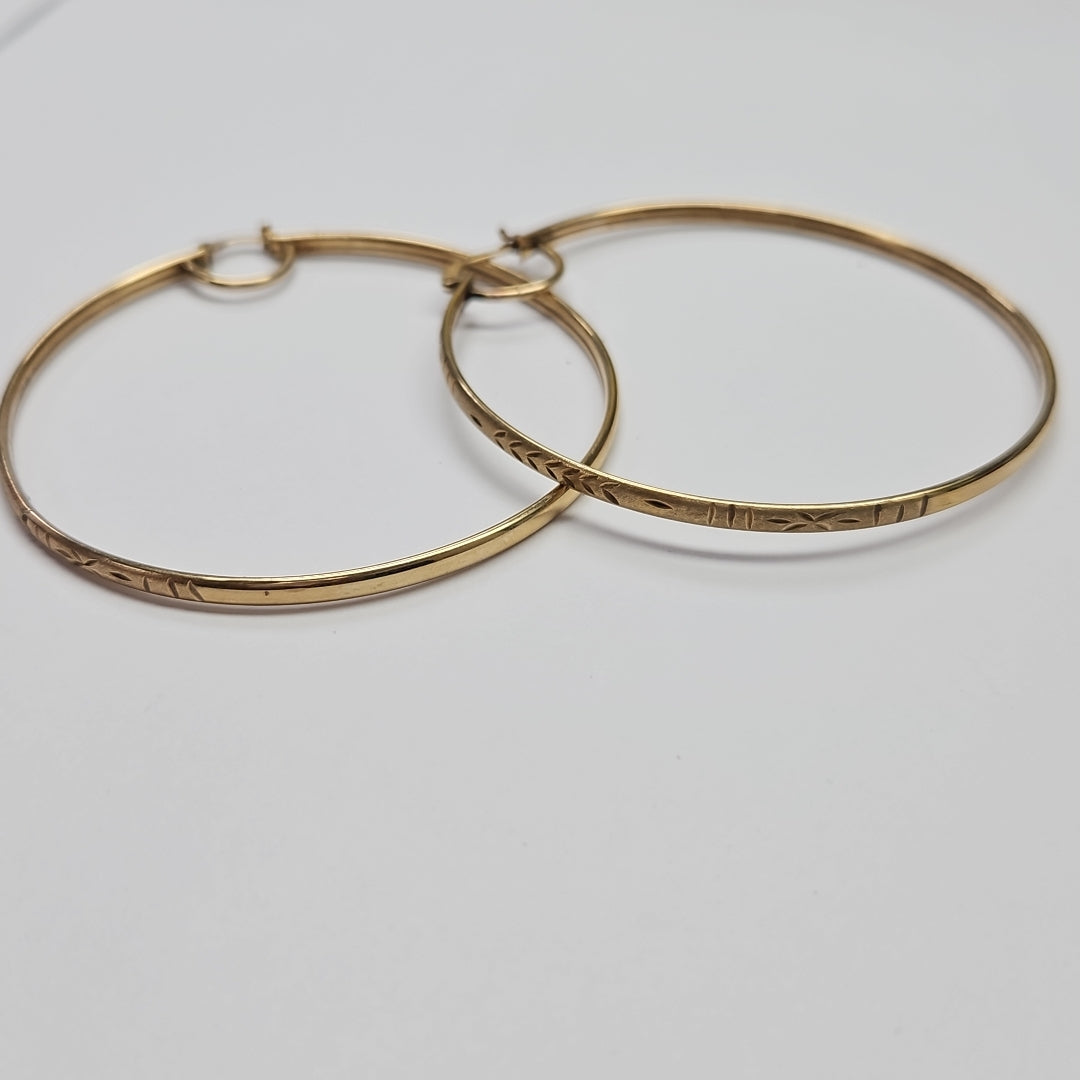 ARRACADAS PAR ORO 10 K 6 GRMS (SEMINUEVO)