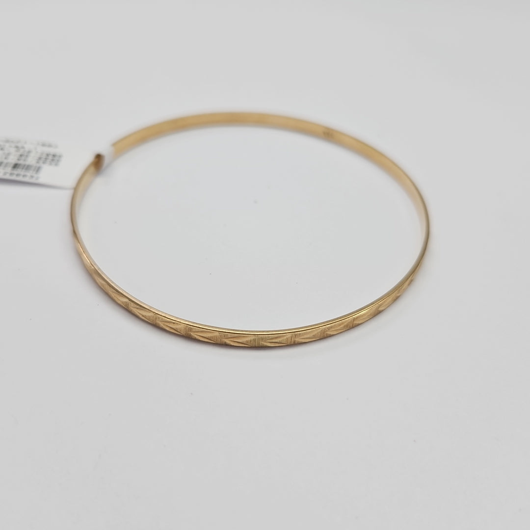 PULSERA RIGIDA ORO 14 K 6.4 GRMS (SEMINUEVO)