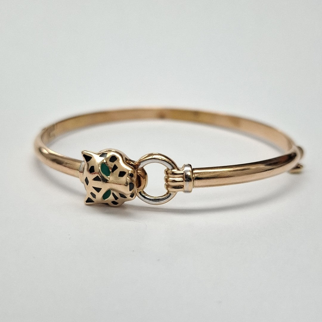 PULSERA RIGIDA ORO 10 K 6.8 GRMS (SEMINUEVO)