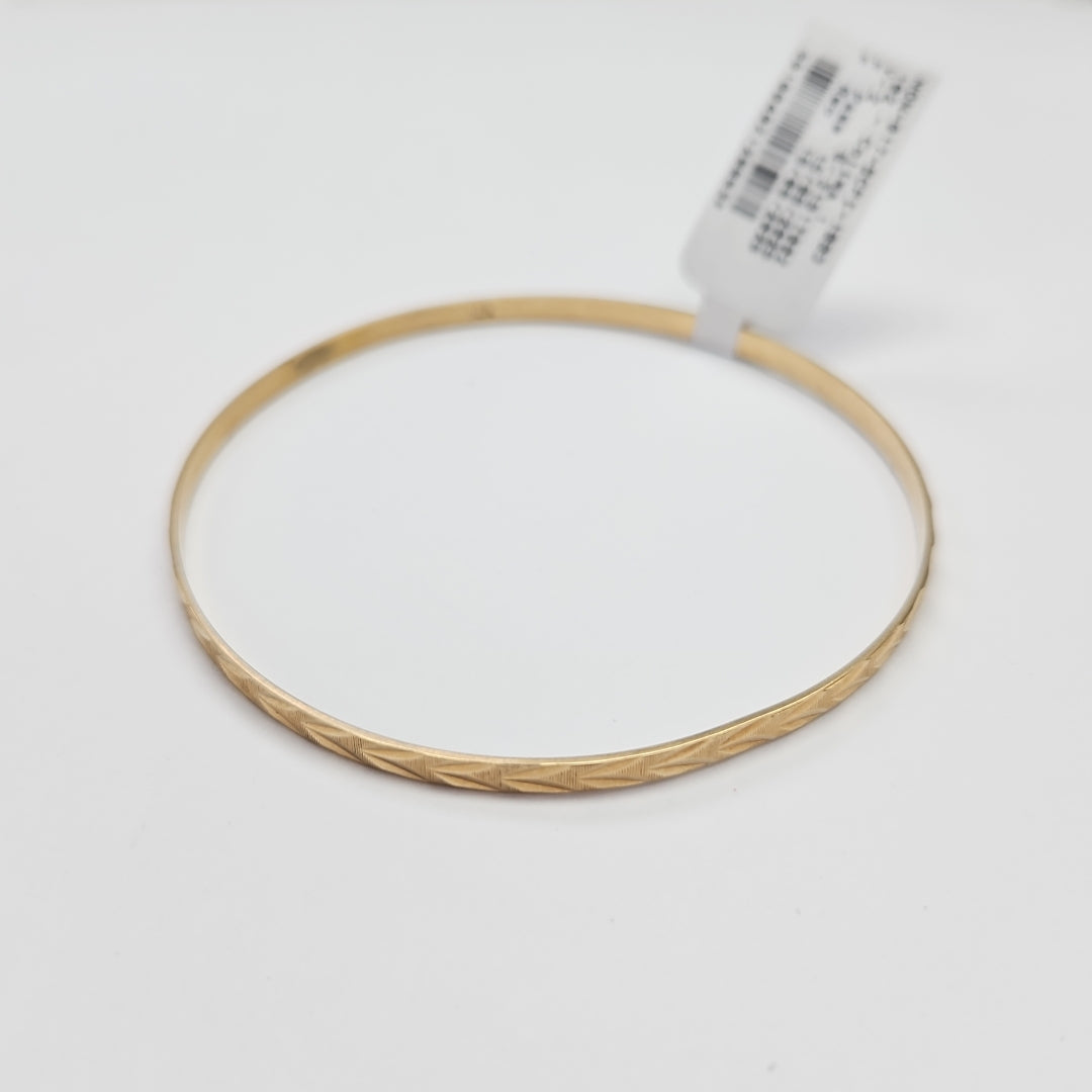 PULSERA RIGIDA ORO 14 K 5.9 GRMS (SEMINUEVO)