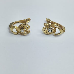 BROQUELES PAR ORO 14 K 1,50 GRMS (SEMINUEVO)