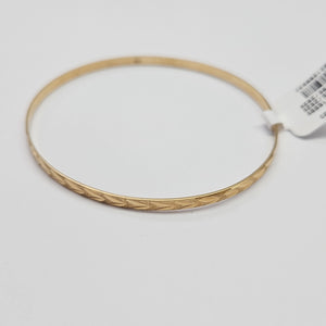 PULSERA RIGIDA ORO 14 K 5.9 GRMS (SEMINUEVO)