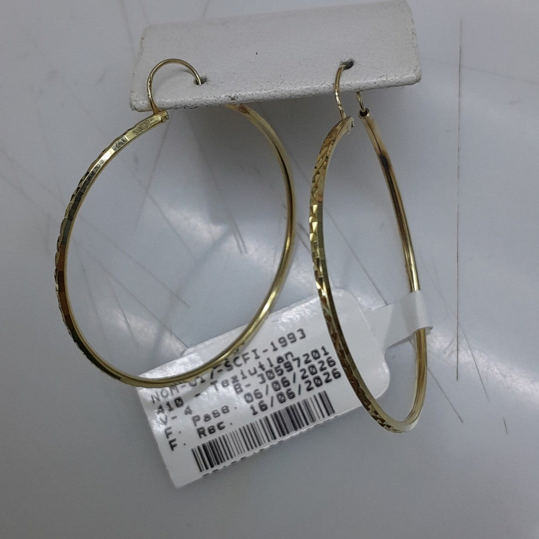 ARRACADAS PAR ORO 14 K 1.8 GRMS (SEMINUEVO)