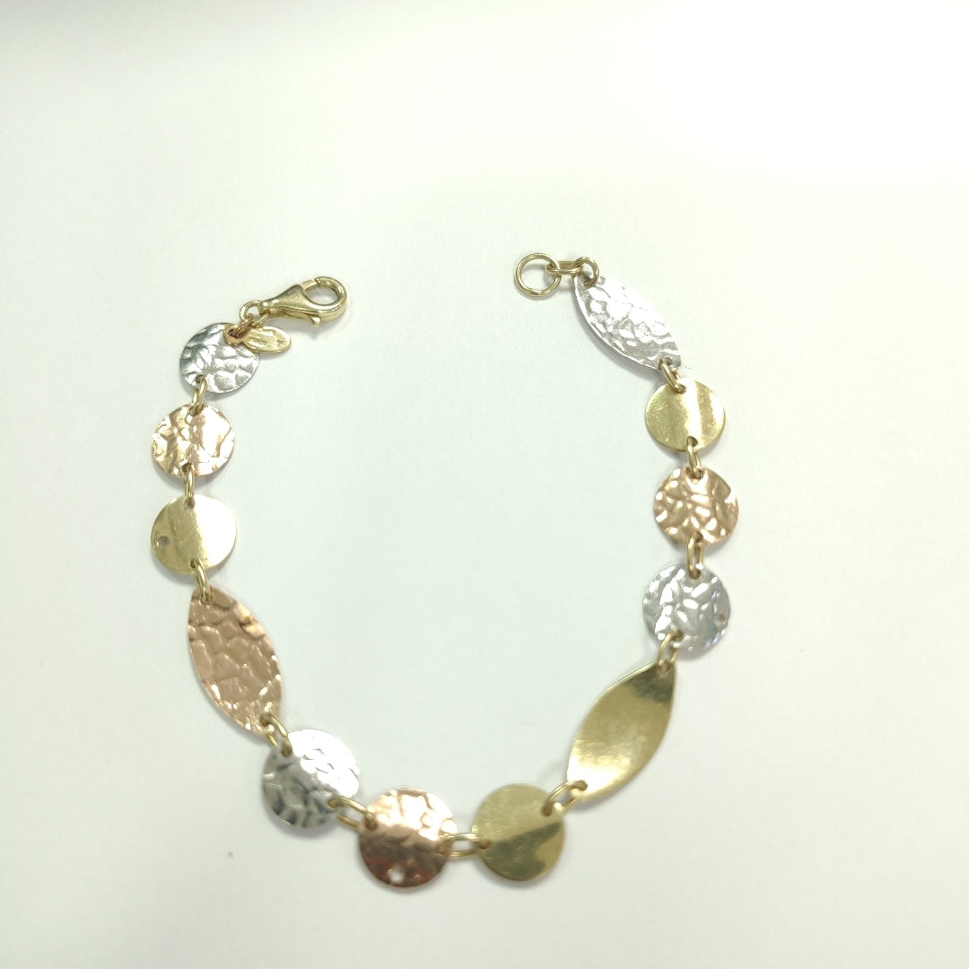 PULSERA ORO,ORO COMBINADO 14 K 6,20 GRMS (SEMINUEVO)