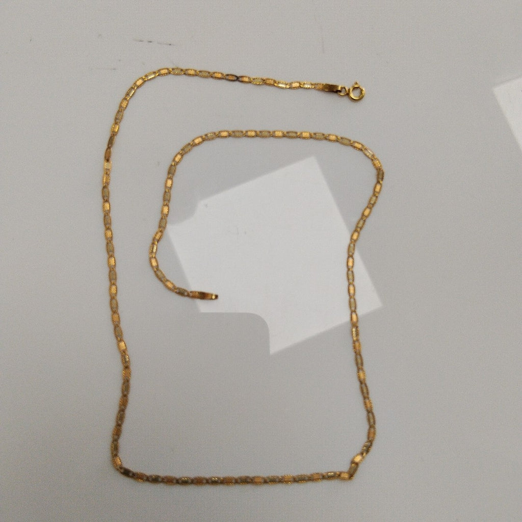 CADENA ORO, ORO COMBINADO 14 K 2.7 GRMS (SEMINUEVO)