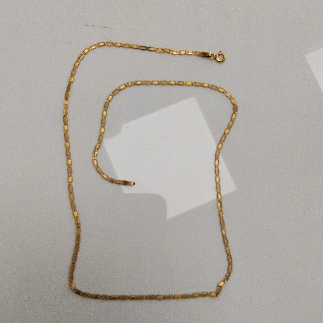 CADENA ORO, ORO COMBINADO 14 K 2.7 GRMS (SEMINUEVO)