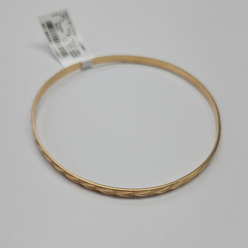 PULSERA RIGIDA ORO 14 K 6.7 GRMS (SEMINUEVO)