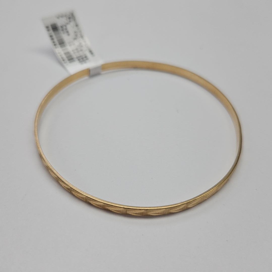 PULSERA RIGIDA ORO 14 K 6.7 GRMS (SEMINUEVO)
