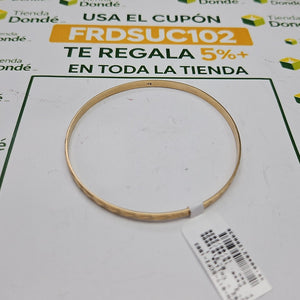 PULSERA RIGIDA ORO 14 K 7.5 GRMS (SEMINUEVO)