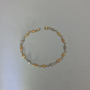 PULSERA ORO, ORO COMBINADO 14 K 3.4 GRMS (SEMINUEVO)