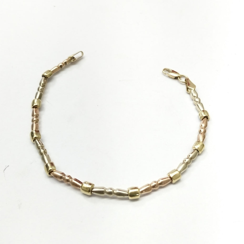 PULSERA ORO,ORO MUY BAJO,ORO COMBINADO 8 K 3,30 GRMS (SEMINUEVO)