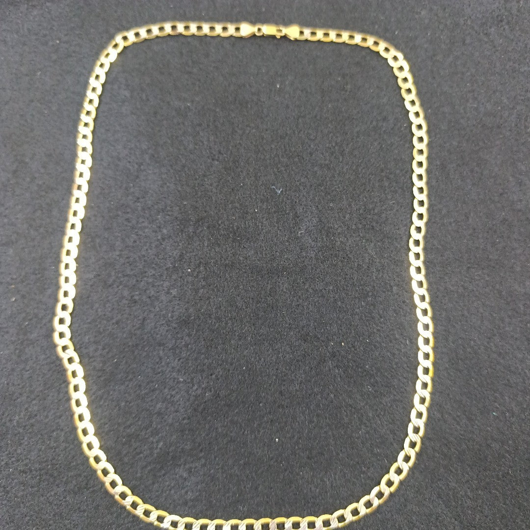 CADENA ORO COMBINADO 10 K 24 GRMS (SEMINUEVO)
