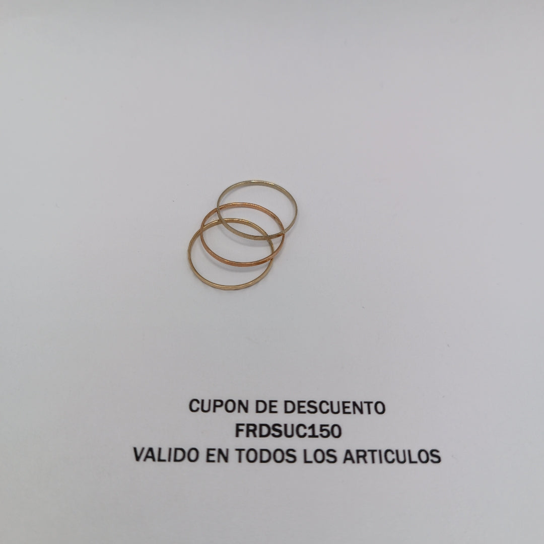 ANILLO ORO 10 K 1,20 GRMS (SEMINUEVO)