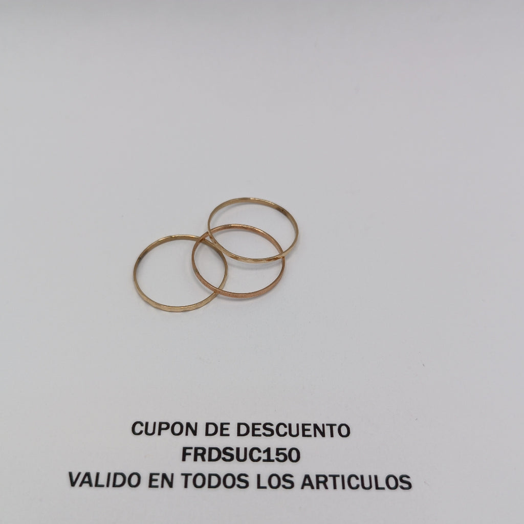 ANILLO ORO 14 K 1,20 GRMS (SEMINUEVO)