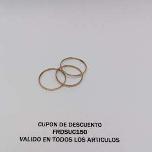 ANILLO ORO 14 K 1,20 GRMS (SEMINUEVO)