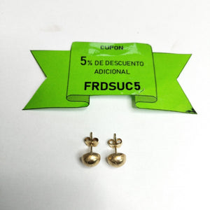BROQUELES PAR ORO 14 K 1.7 GRMS (SEMINUEVO)