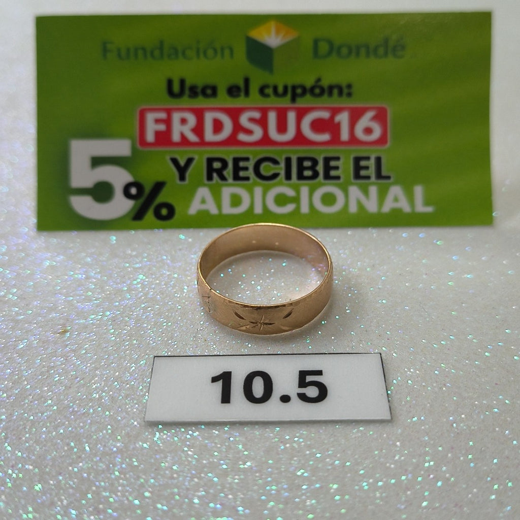 ARGOLLA ORO 8 K 3.7 GRMS (SEMINUEVO)