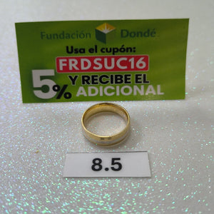 ARGOLLA ORO,ORO COMBINADO 14 K 2,90 GRMS (SEMINUEVO)