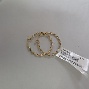 ARRACADAS ORO 14K 1.5 (NUEVO)