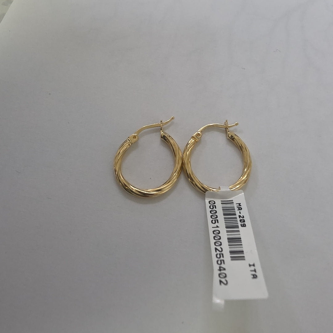 ARRACADAS ORO 14K 1.4 (NUEVO)
