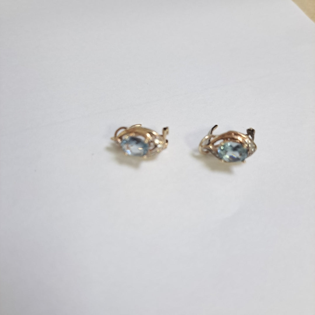 ARETES PAR ORO 8 K 2.7 GRMS (SEMINUEVO)