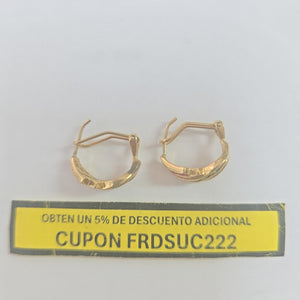 ARETES PAR ORO 14 K 5.3 GRMS (SEMINUEVO)