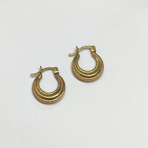 ARRACADAS PAR ORO 10 K 1.2 GRMS (SEMINUEVO)