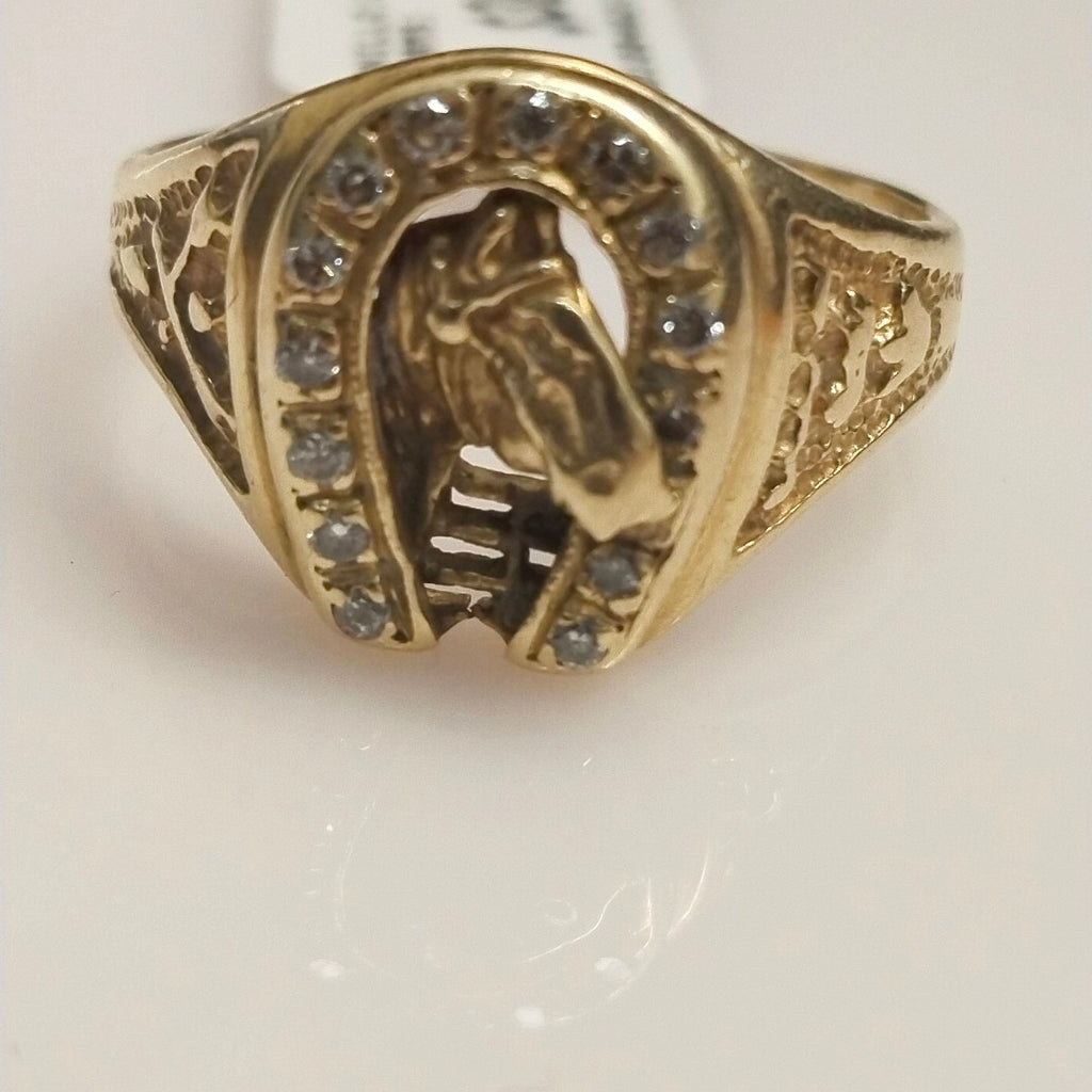 ANILLO ORO 10 K 6,30 GRMS (SEMINUEVO)