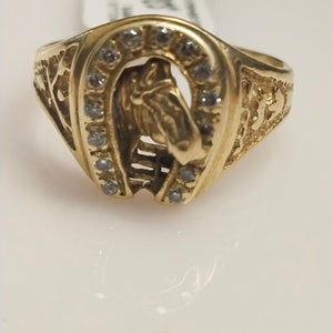 ANILLO ORO 10 K 6,30 GRMS (SEMINUEVO)