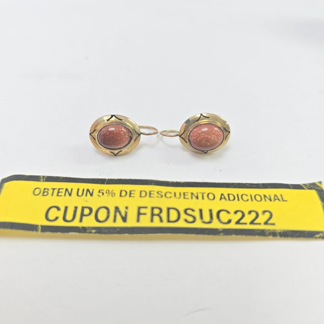 ARETES PAR ORO 8 K 1.3 GRMS (SEMINUEVO)
