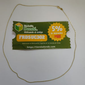 CADENA ORO 14 K 1,60 GRMS (SEMINUEVO)