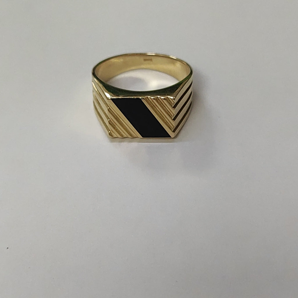ANILLOS CABALLERO ORO 10K 5.7 (NUEVO)