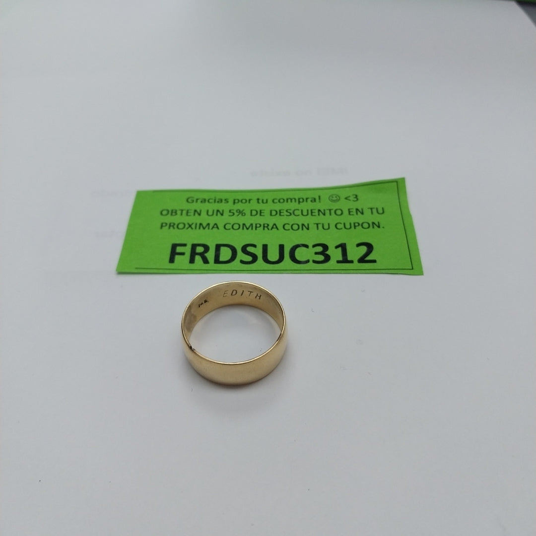 ARGOLLA ORO 14 K 4.3 GRMS (SEMINUEVO)