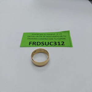 ARGOLLA ORO 14 K 4.3 GRMS (SEMINUEVO)