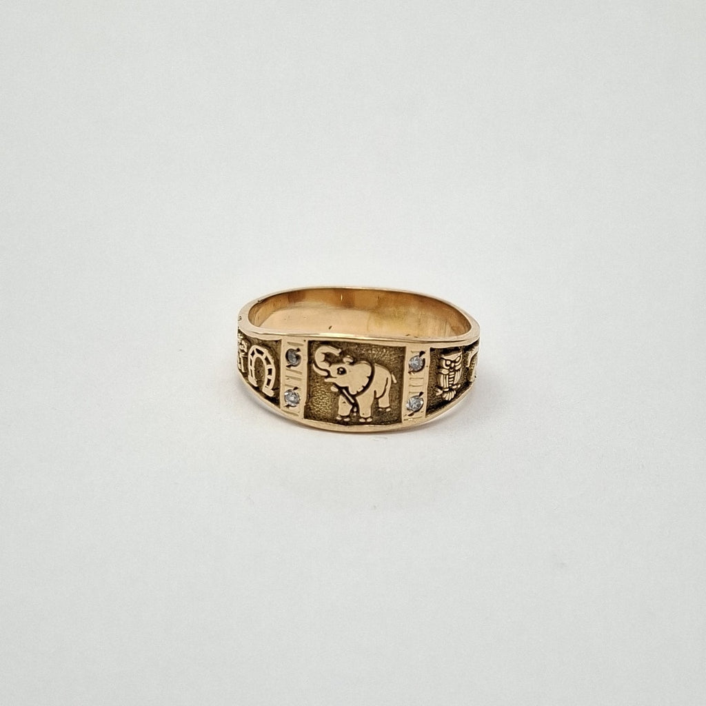 ANILLO ORO 14 K 4.5 GRMS (SEMINUEVO)