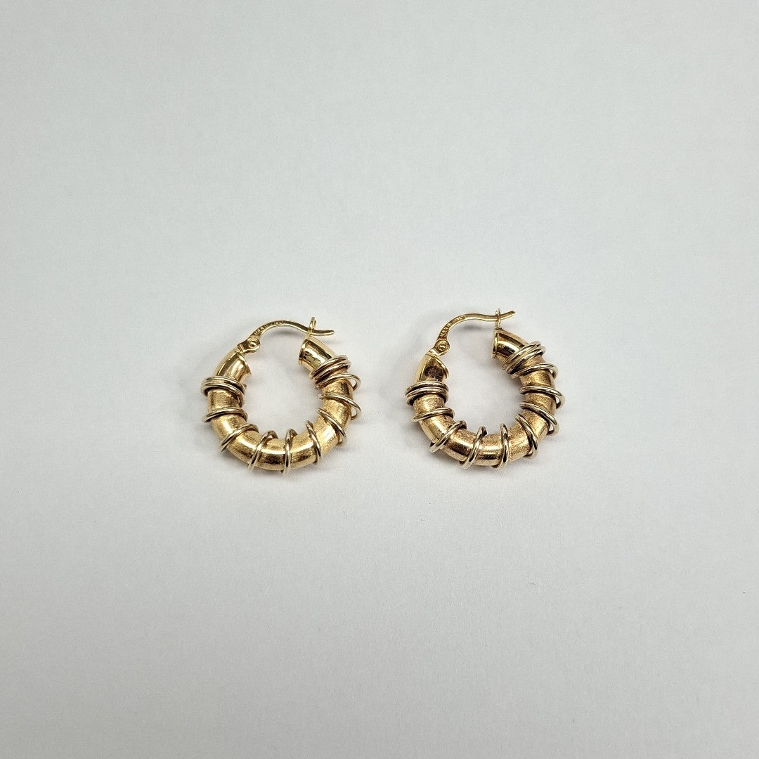 ARRACADAS PAR ORO 14 K 4,50 GRMS (SEMINUEVO)